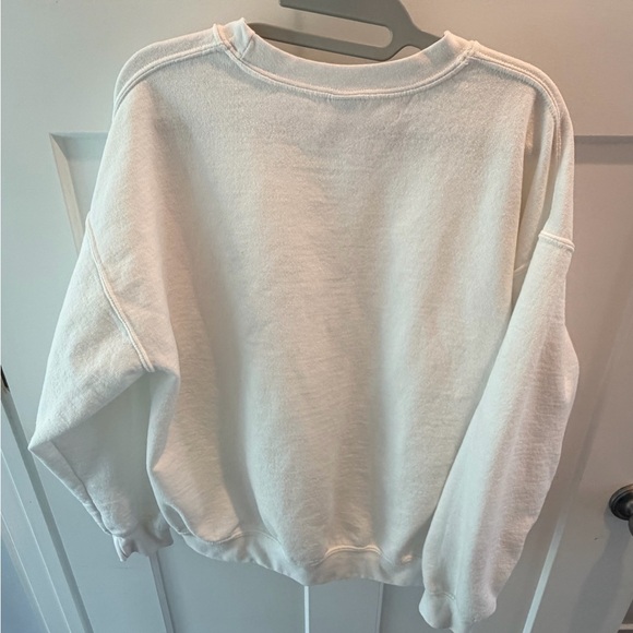 Wild Aloof Rebel Graphic Sweatshirt Large White Crewneck - Picture 3 of 8